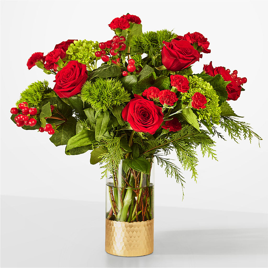 Plaid Throw Bouquet – The Whiting Flower Shop, Whiting IN