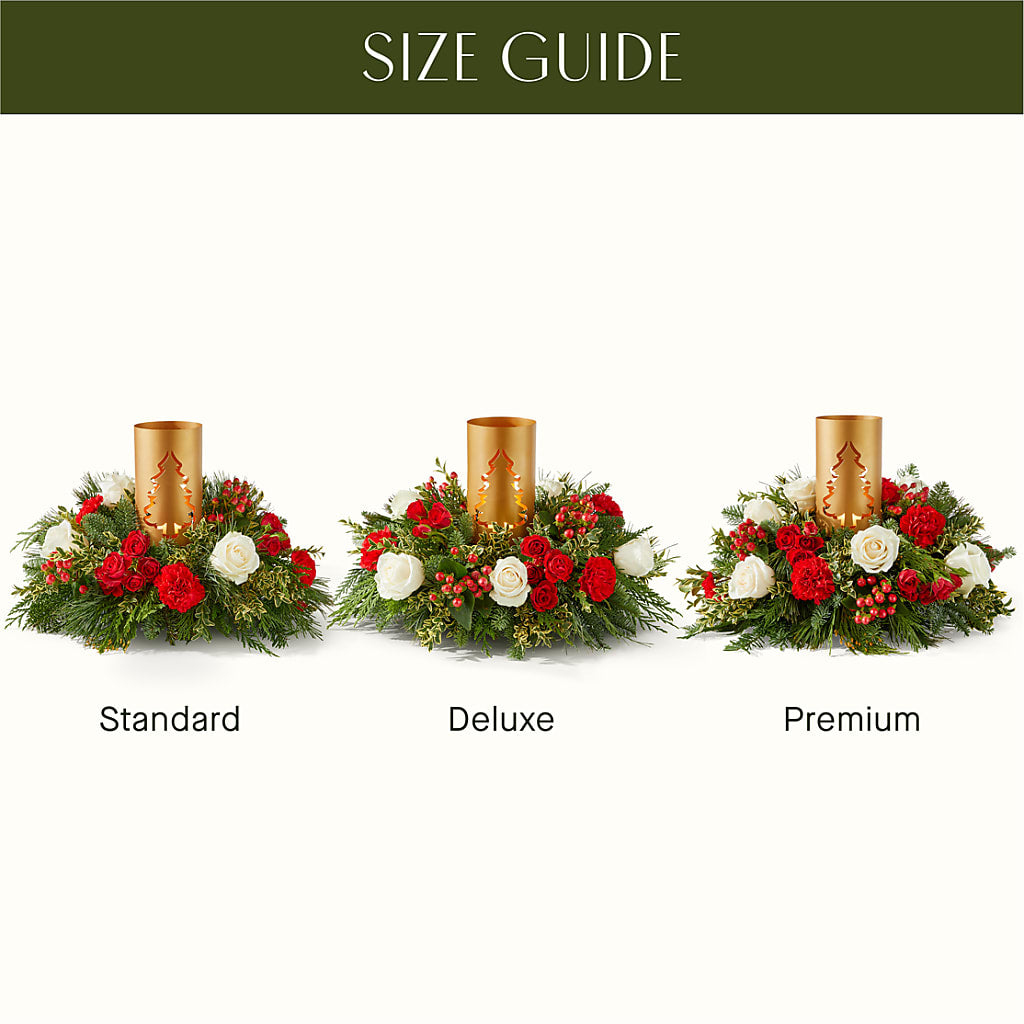 December Dreams Centerpiece – The Whiting Flower Shop, Whiting IN