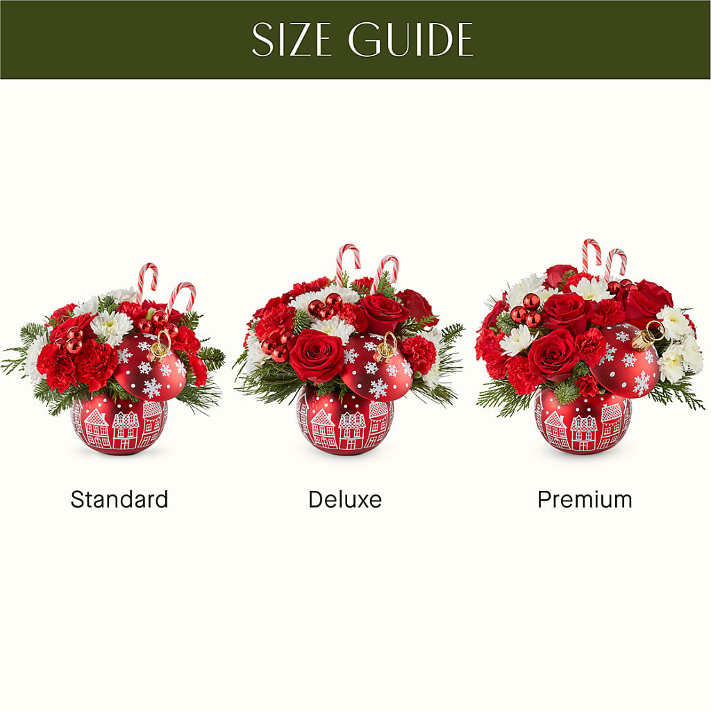 Cheer in the Air Ornament – The Whiting Flower Shop, Whiting IN