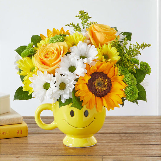 Be Happy Bouquet – The Whiting Flower Shop, Whiting IN