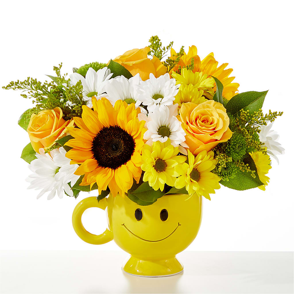 Be Happy Bouquet – The Whiting Flower Shop, Whiting IN