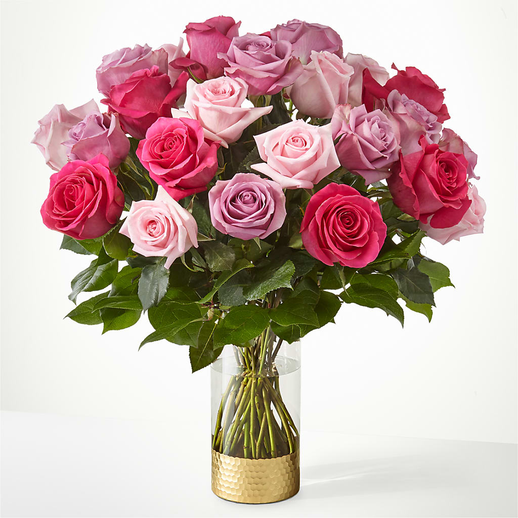 Pure Beauty Mixed Roses – The Whiting Flower Shop, Whiting IN