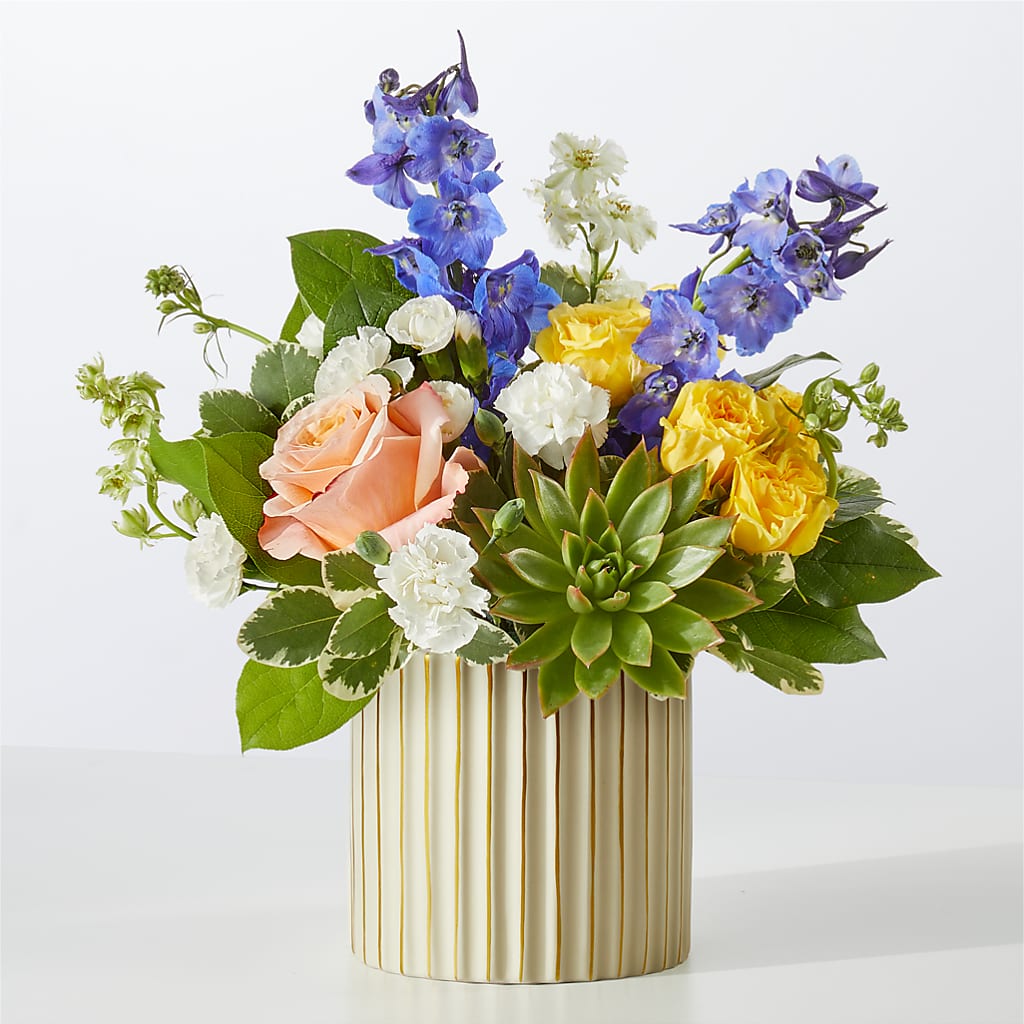 Cobalt Reverie Bouquet – The Whiting Flower Shop, Whiting IN