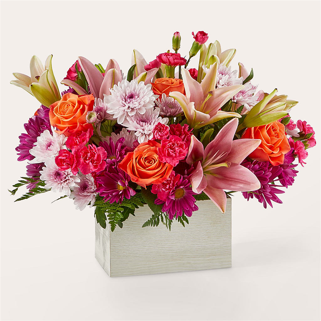 Light of My Life Box Bouquet – The Whiting Flower Shop, Whiting IN