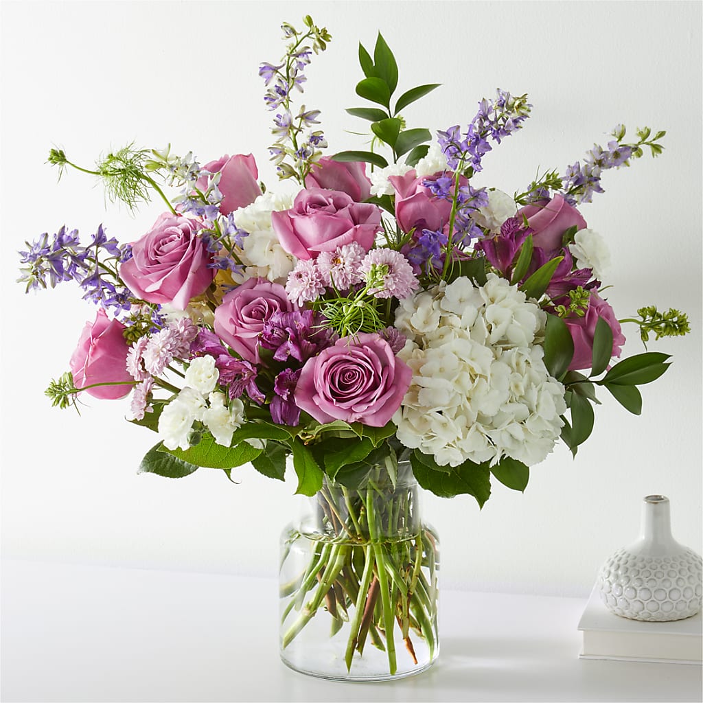 Violet Caress Bouquet – The Whiting Flower Shop, Whiting IN