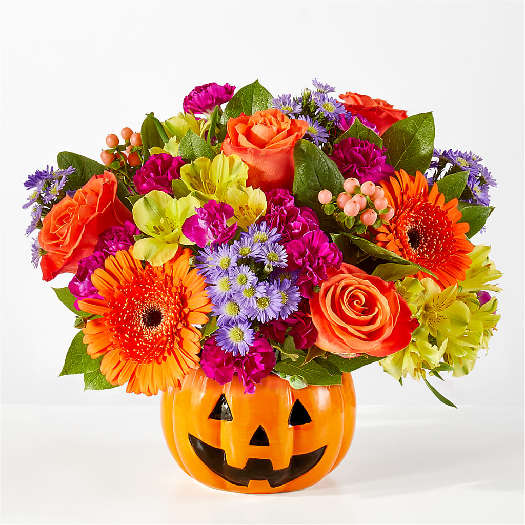 Tricks & Treats Pumpkin – The Whiting Flower Shop, Whiting IN