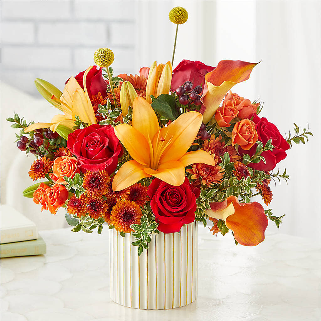 Scarlet Skies Bouquet – The Whiting Flower Shop, Whiting IN