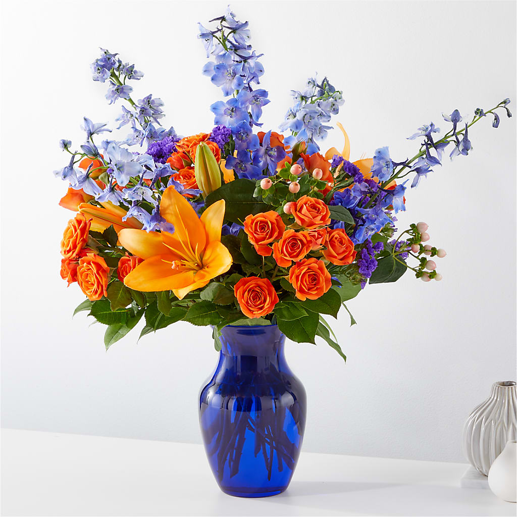 Radiant Citrus Bouquet – The Whiting Flower Shop, Whiting IN