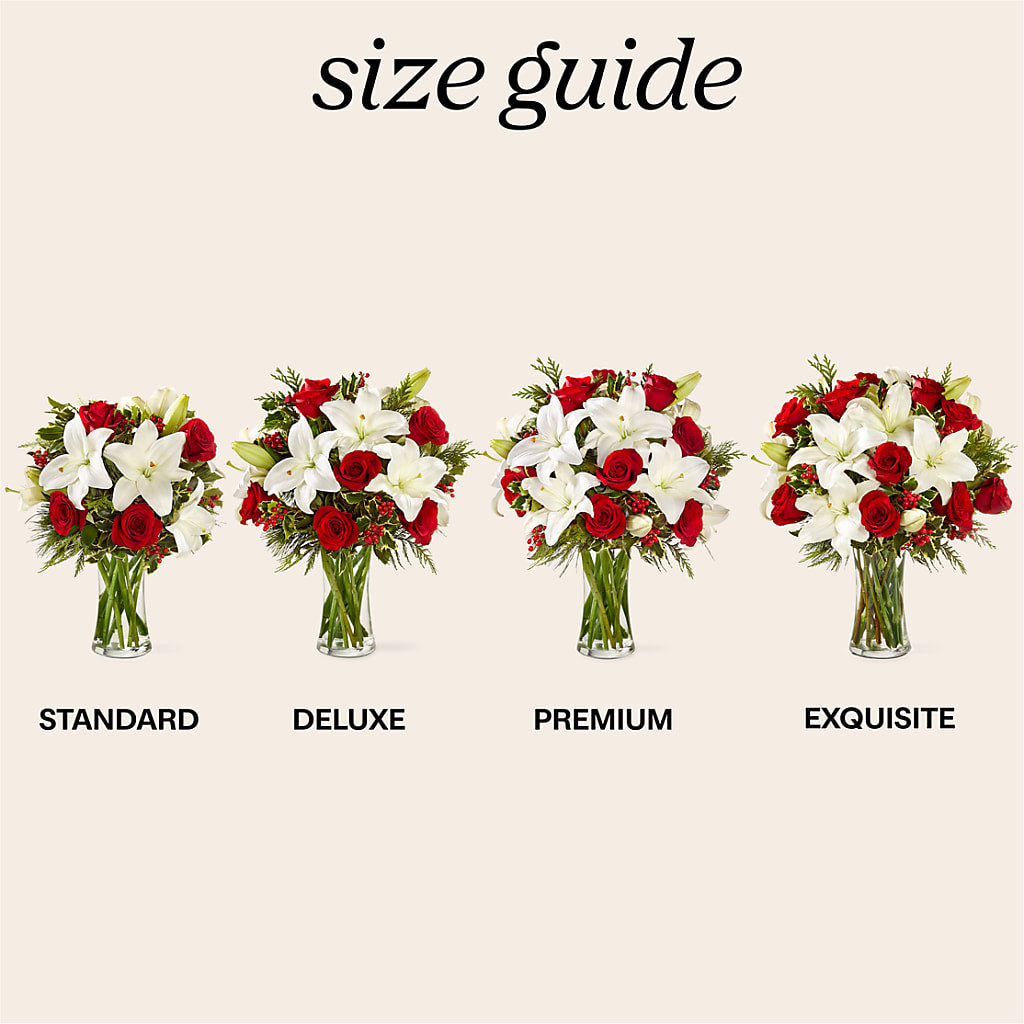 Sparkling Snowflakes Bouquet – The Whiting Flower Shop, Whiting IN