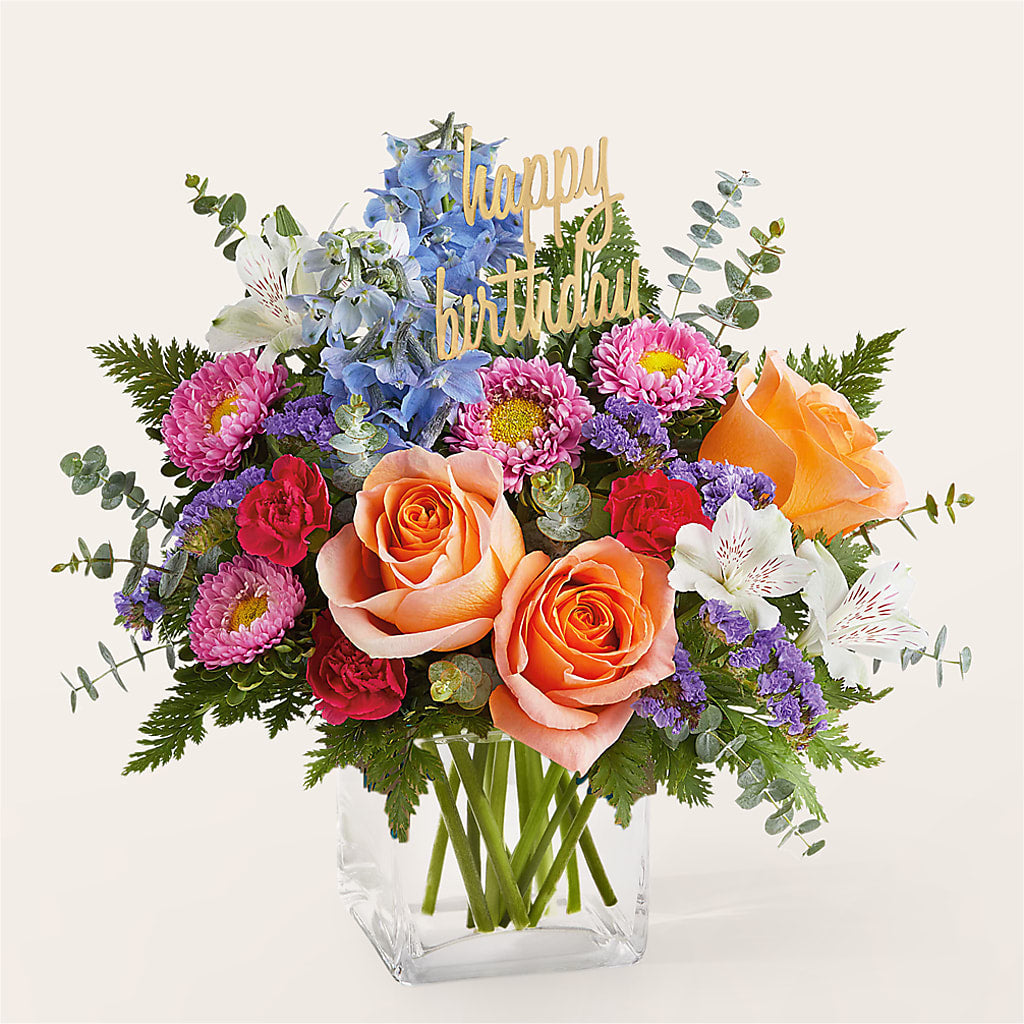 Birthday Bash Bouquet – The Whiting Flower Shop, Whiting IN
