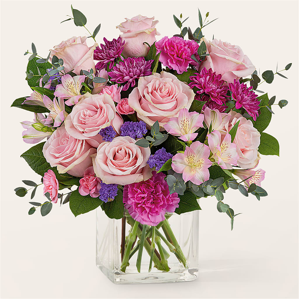 Rosy Radiance Bouquet – The Whiting Flower Shop, Whiting IN