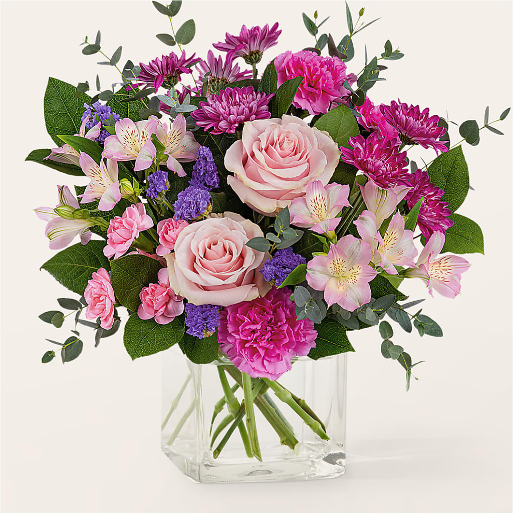 Rosy Radiance Bouquet – The Whiting Flower Shop, Whiting IN