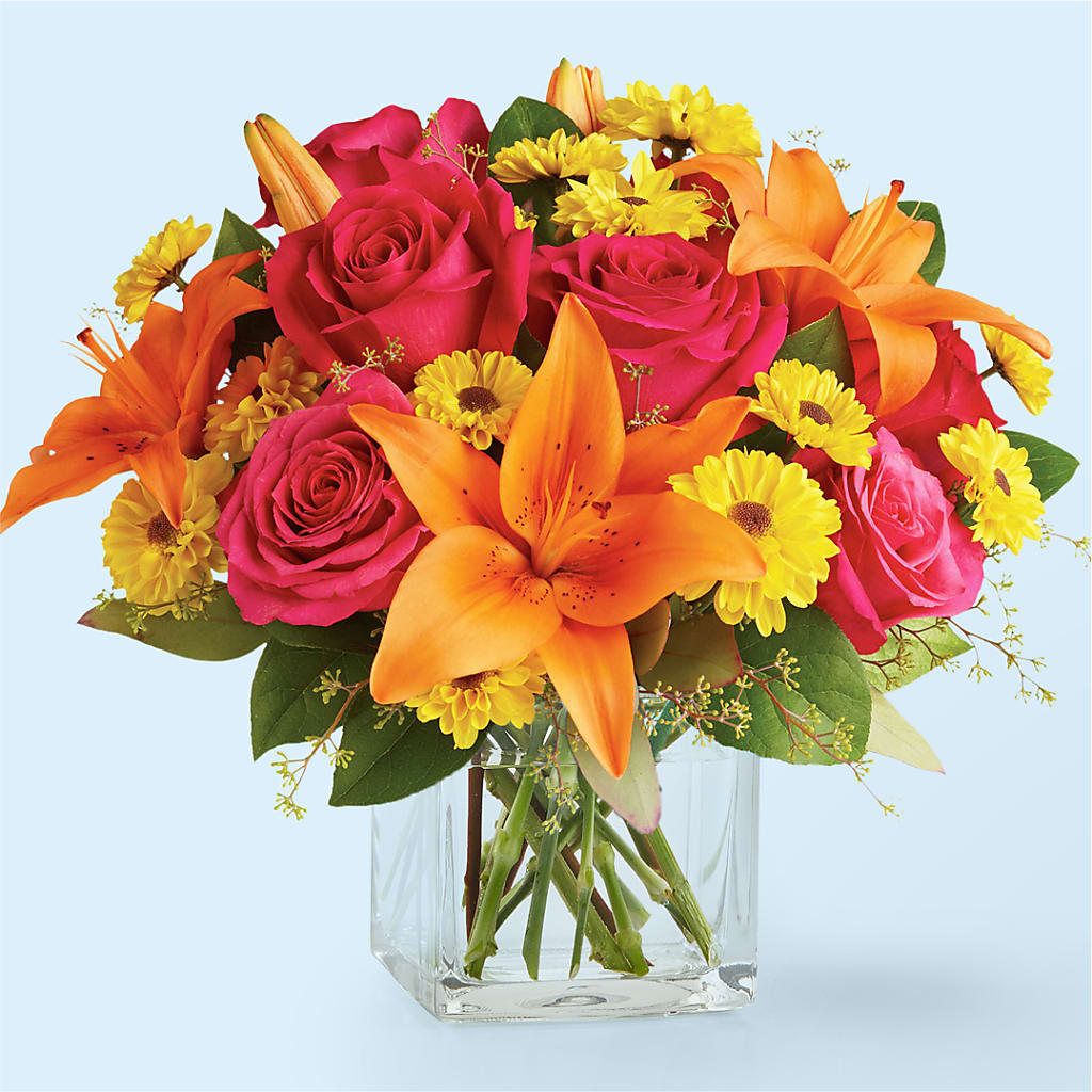 Neon Lights Bouquet – The Whiting Flower Shop, Whiting IN