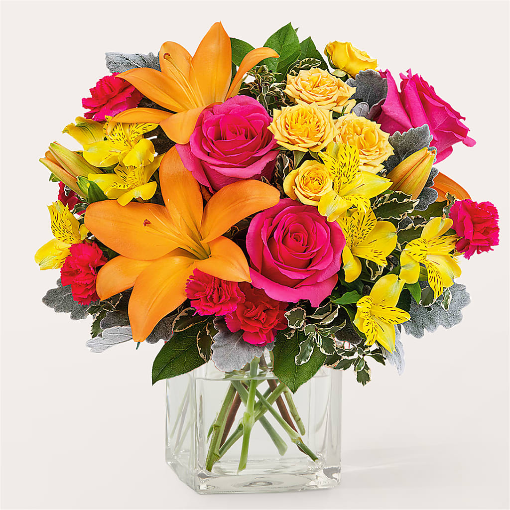 To the Tropics Bouquet – The Whiting Flower Shop, Whiting IN
