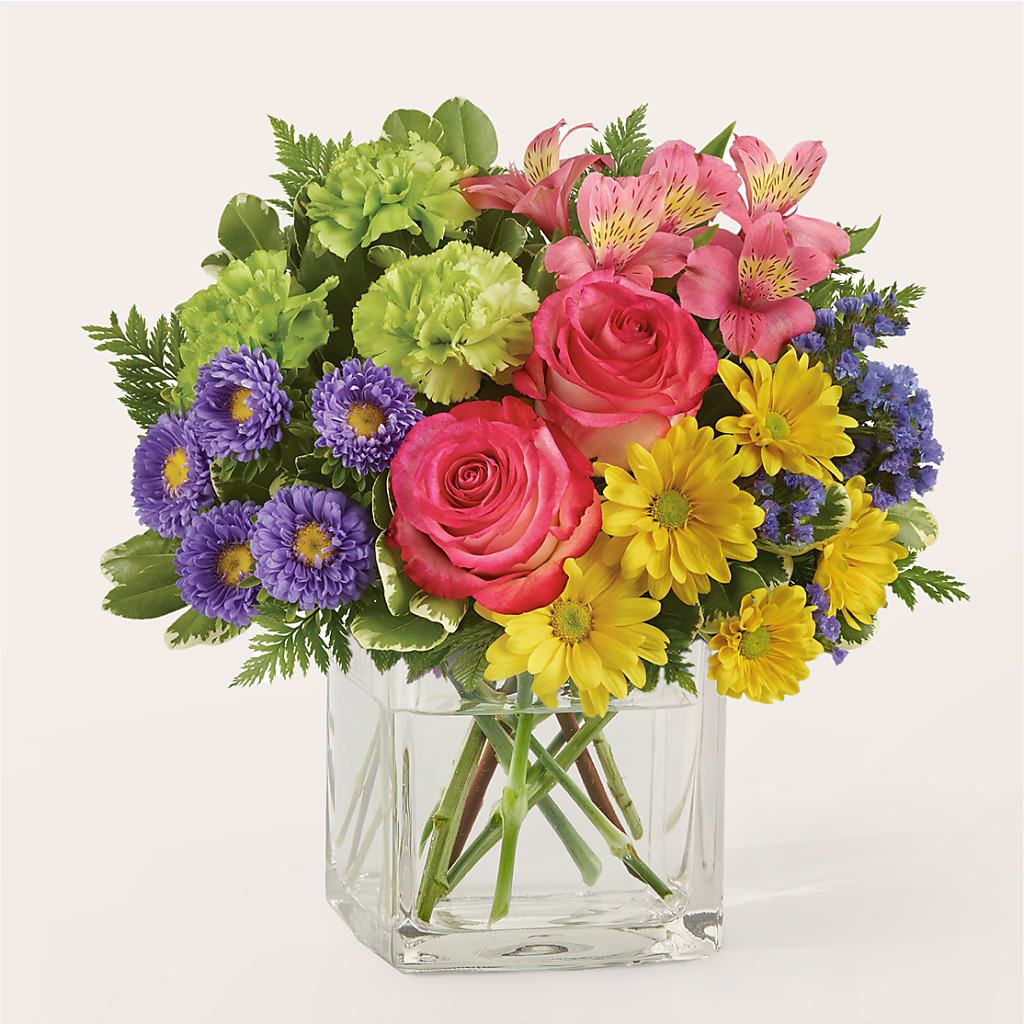 Candy Jar Bouquet – The Whiting Flower Shop, Whiting IN