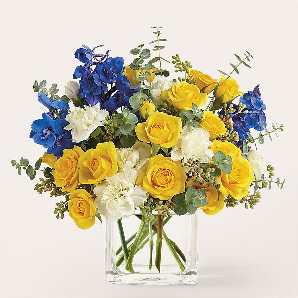 Sparkling Citrine Bouquet – The Whiting Flower Shop, Whiting IN