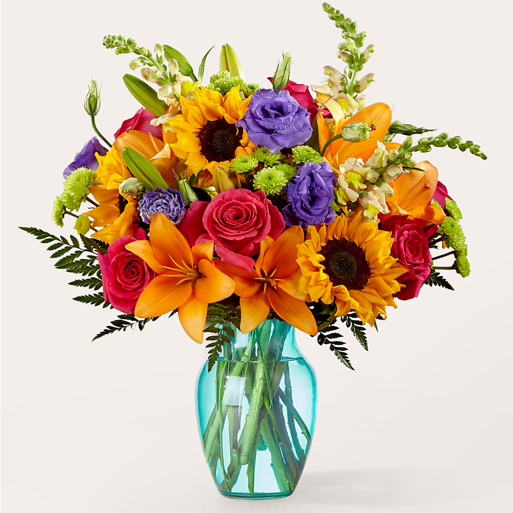 Double Rainbow Bouquet – The Whiting Flower Shop, Whiting IN