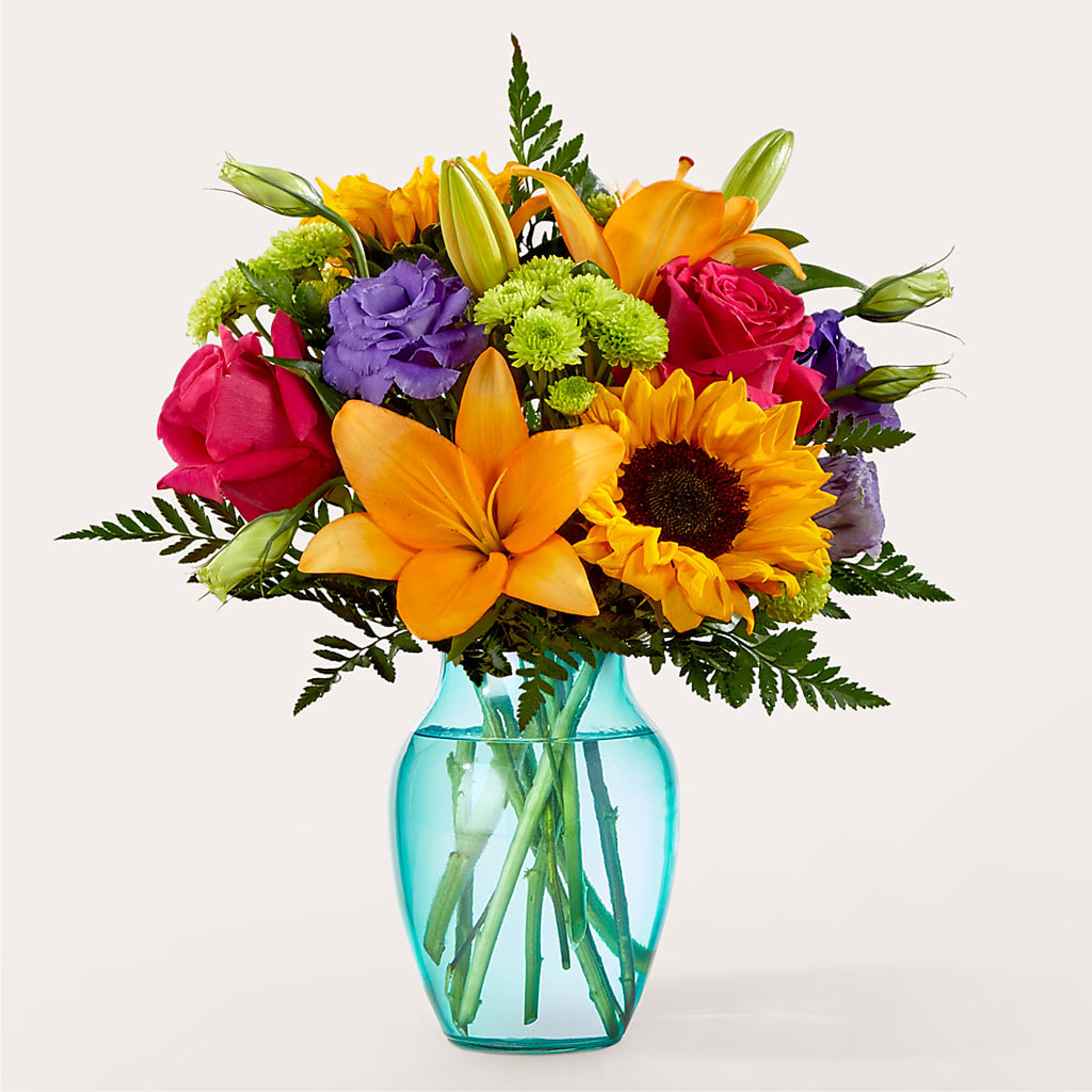 Double Rainbow Bouquet – The Whiting Flower Shop, Whiting IN