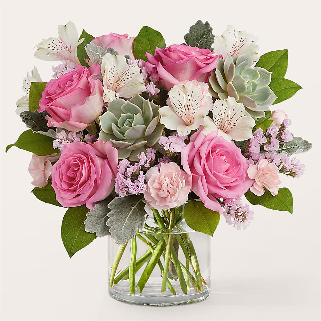 Dusty Rose Bouquet – The Whiting Flower Shop, Whiting IN