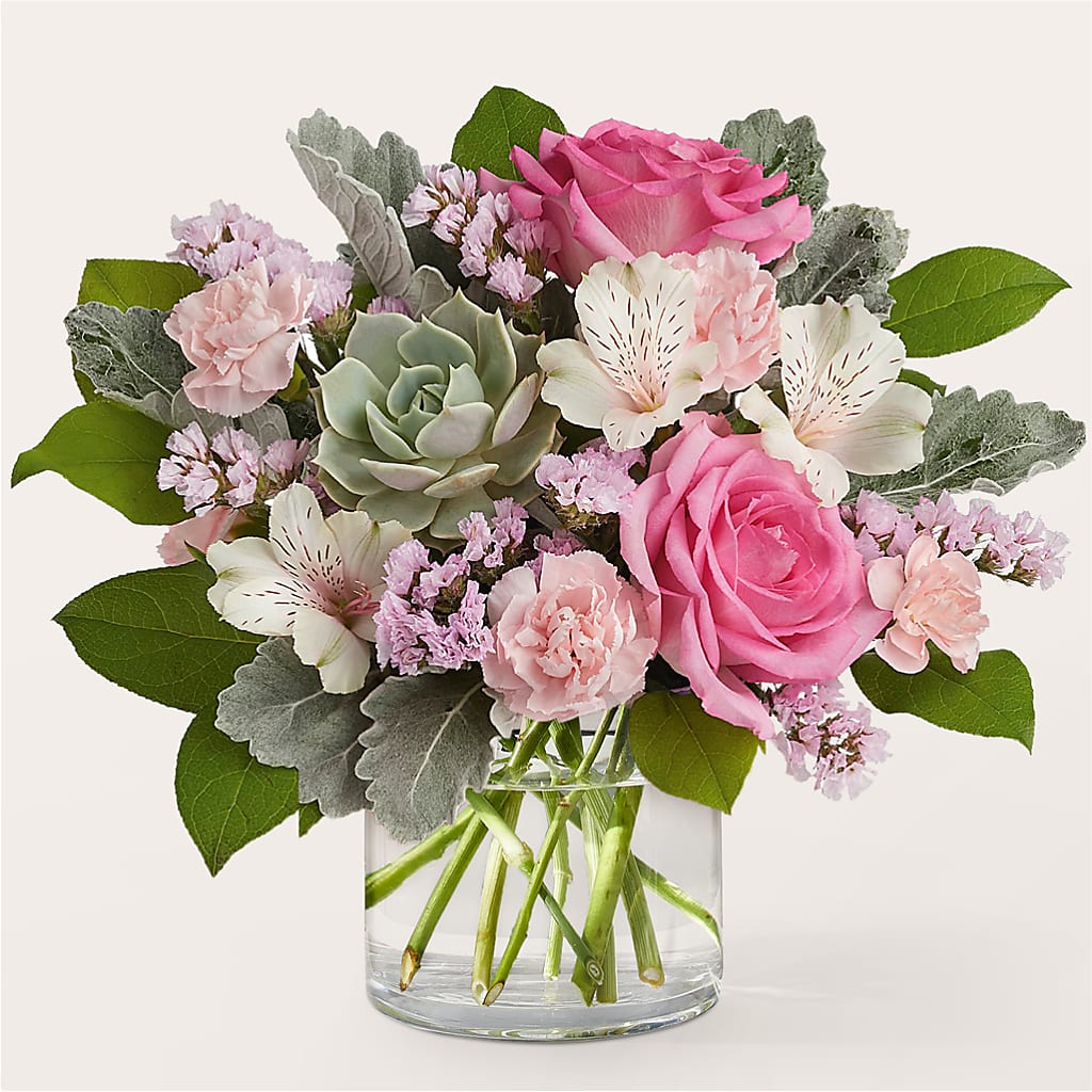 Dusty Rose Bouquet – The Whiting Flower Shop, Whiting IN