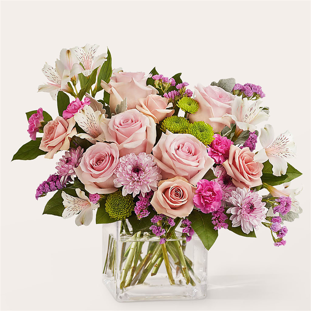 Pink Suede Bouquet – The Whiting Flower Shop, Whiting IN