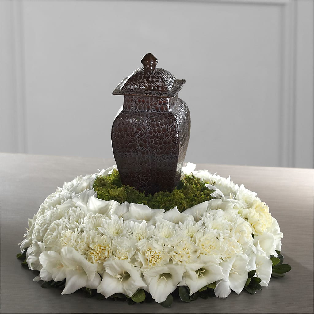 Encircling Grace Arrangement – The Whiting Flower Shop, Whiting IN