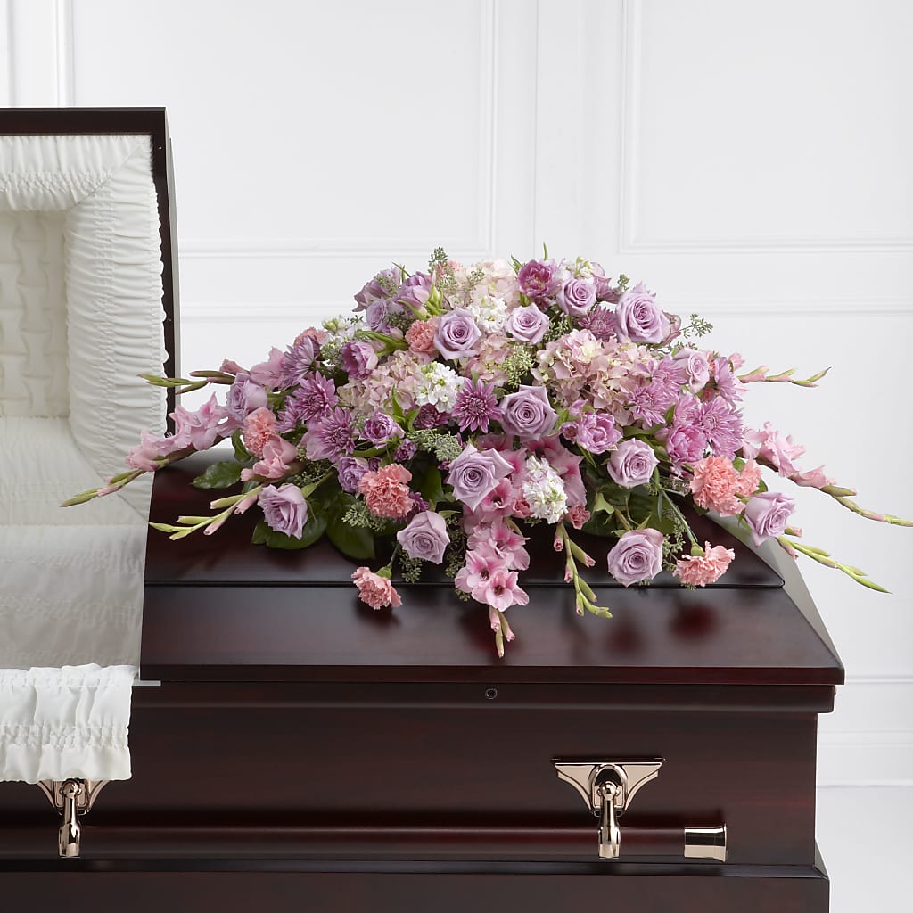 Immorata Casket Spray – The Whiting Flower Shop, Whiting IN
