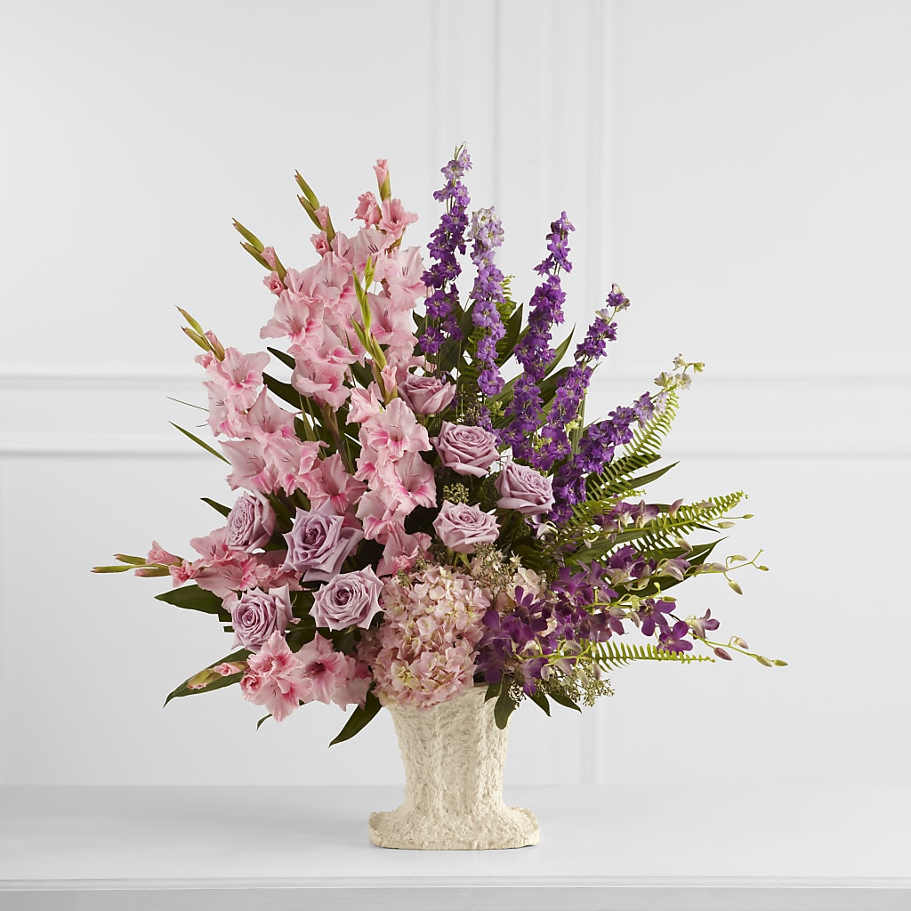 Flowing Garden Arrangement – The Whiting Flower Shop, Whiting IN