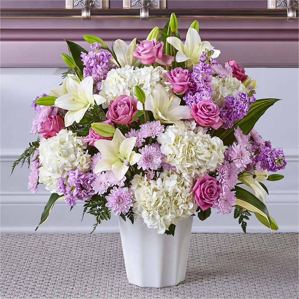 Heaven Sent Floor Basket – The Whiting Flower Shop, Whiting IN