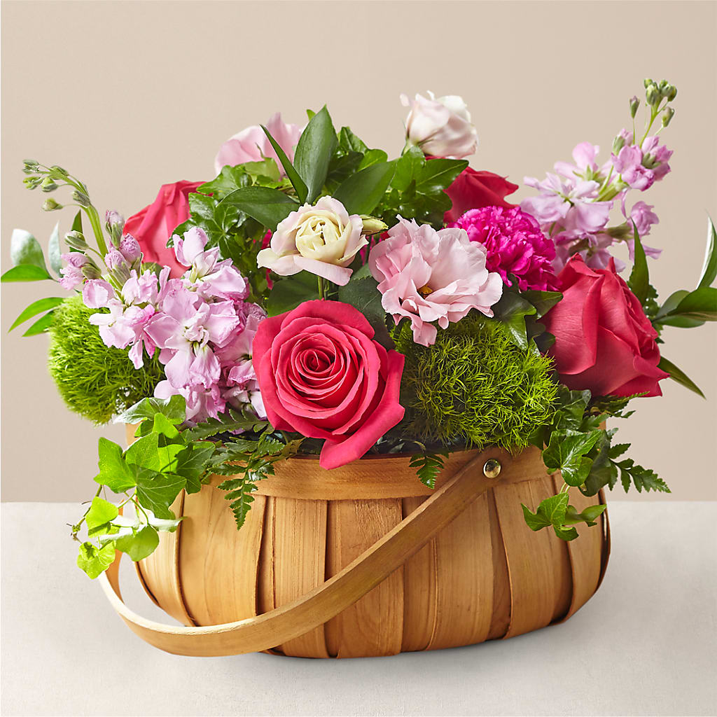 Radiance in Bloom Basket – The Whiting Flower Shop, Whiting IN
