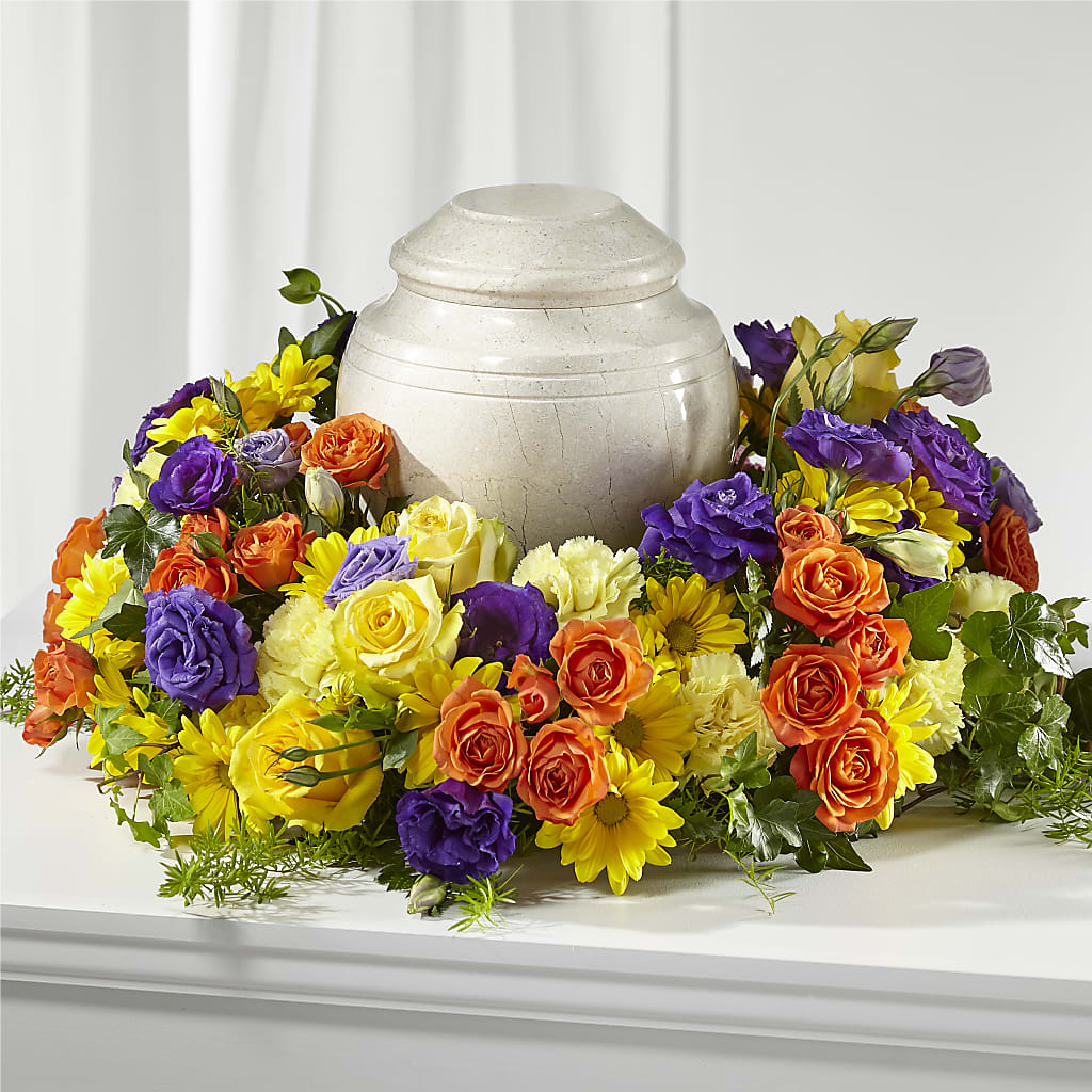 Blossoms of Remembrance Cremation Adornment – The Whiting Flower Shop, Whiting IN