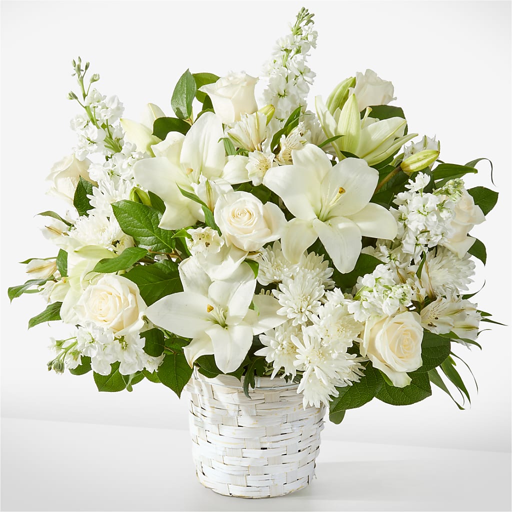 Peaceful Reflections Arrangement – The Whiting Flower Shop, Whiting IN
