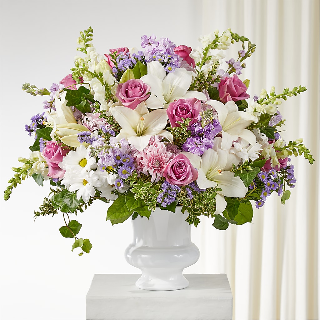 Remarkable Life Urn Arrangement – The Whiting Flower Shop, Whiting IN