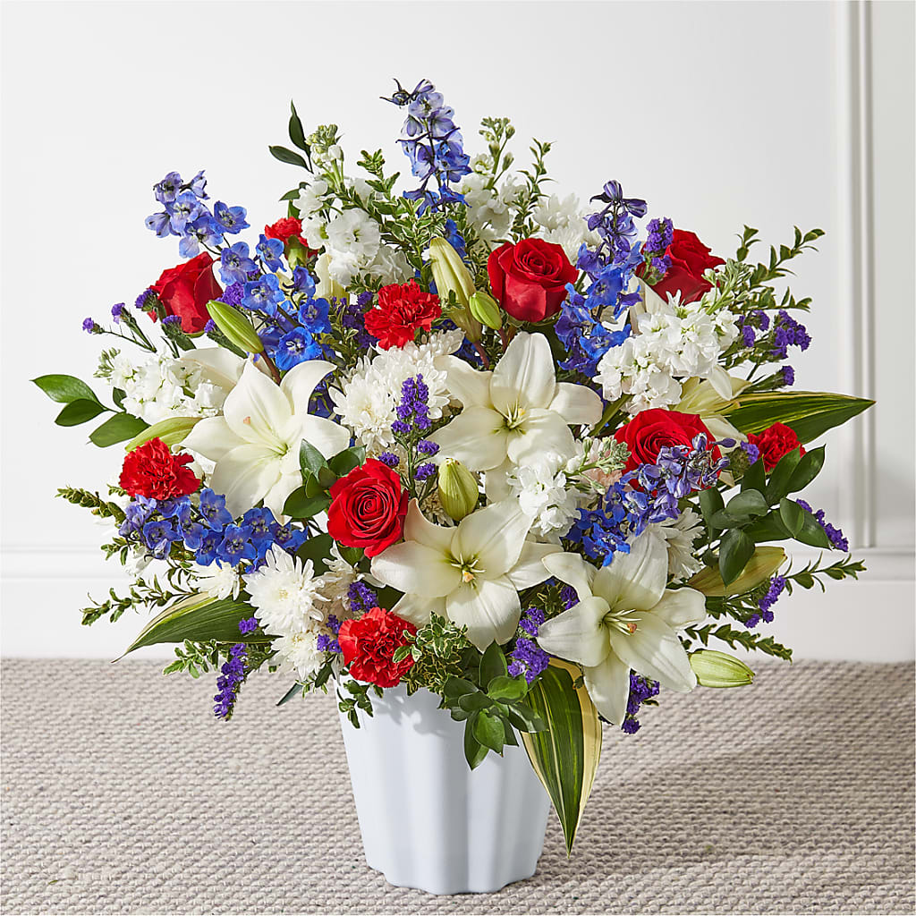 Consoled Floor Basket – The Whiting Flower Shop, Whiting IN