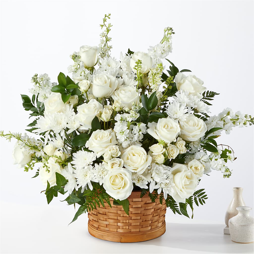 Heartfelt Condolences Arrangement – The Whiting Flower Shop, Whiting IN