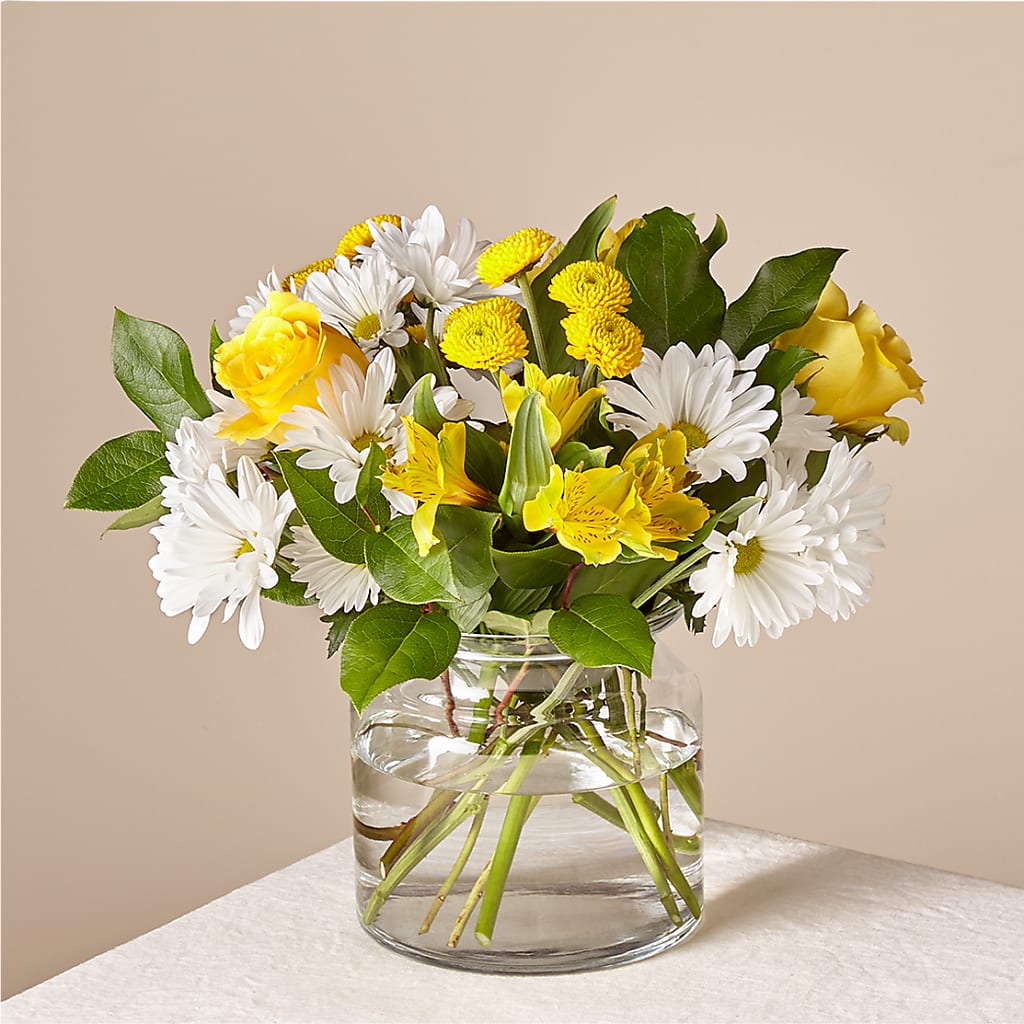 Sunny Sentiments Bouquet – The Whiting Flower Shop, Whiting IN