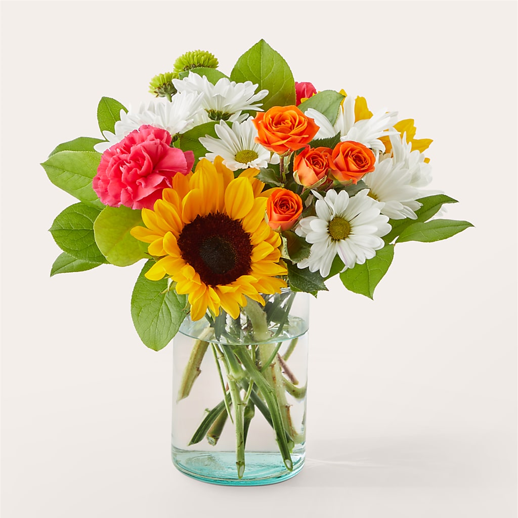 Sun-drenched Blooms Bouquet – The Whiting Flower Shop, Whiting IN