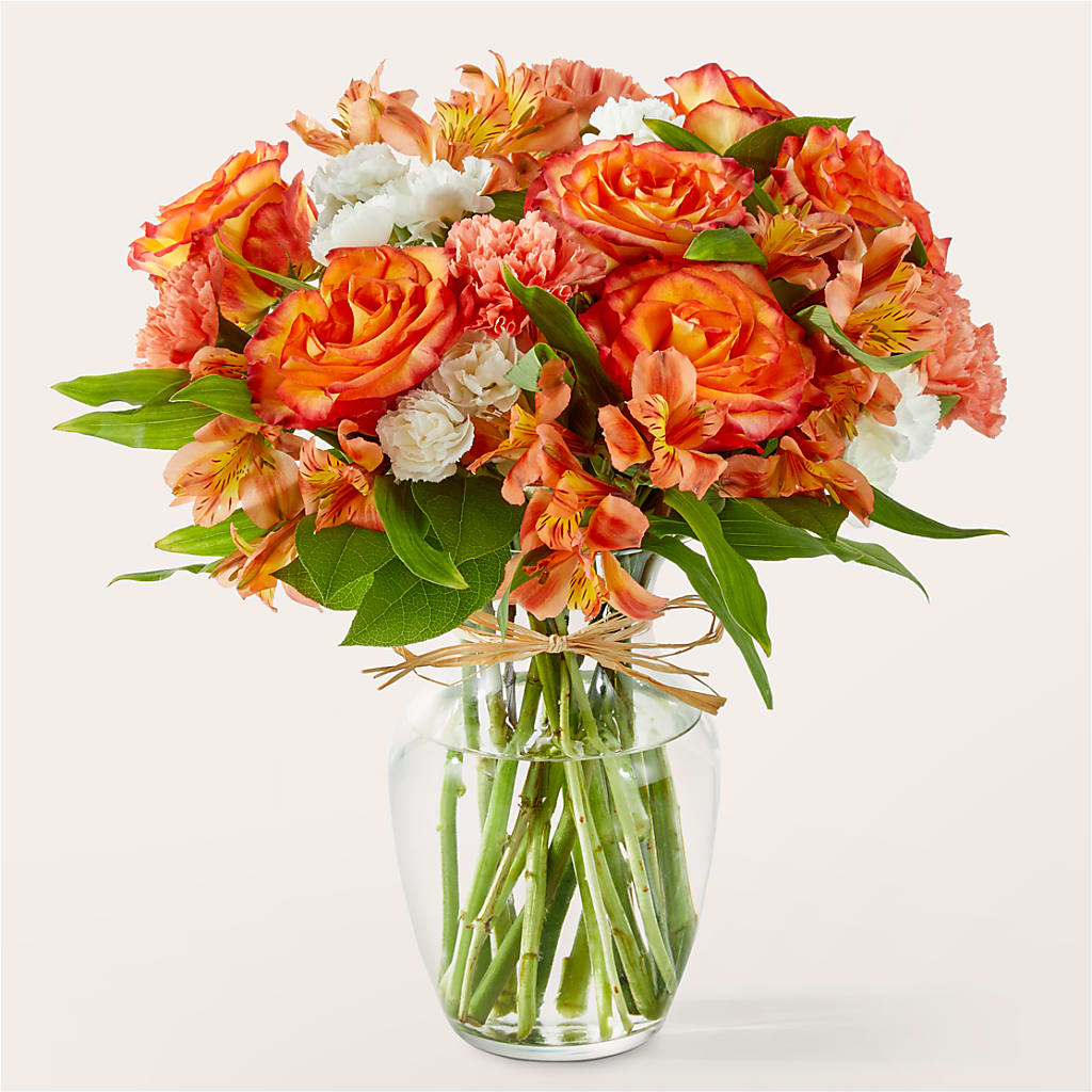 Apricot Glow Bouquet – The Whiting Flower Shop, Whiting IN