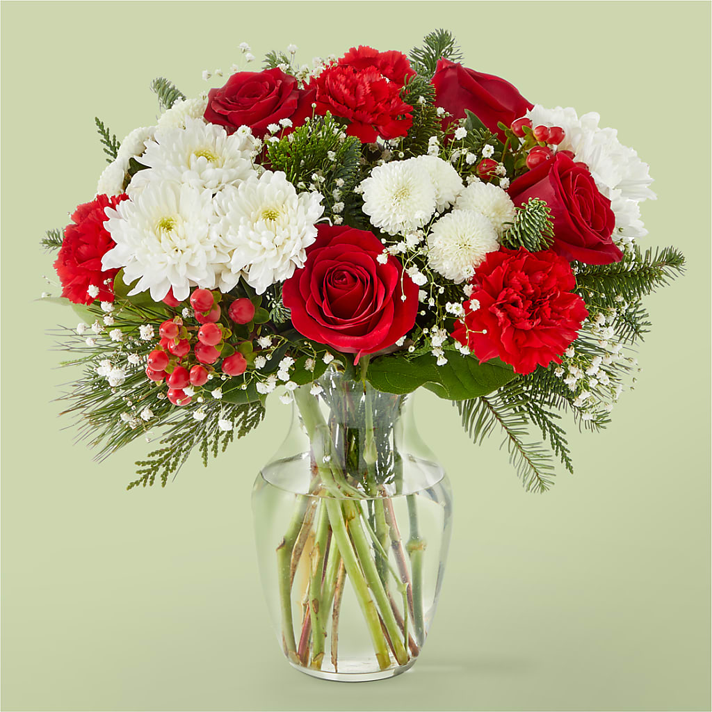 Chance of Flurries Bouquet – The Whiting Flower Shop, Whiting IN