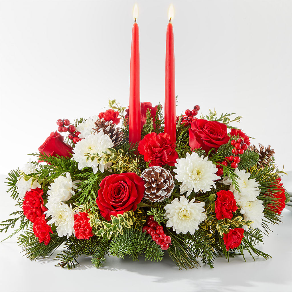 Holiday Soiree Centerpiece – The Whiting Flower Shop, Whiting IN