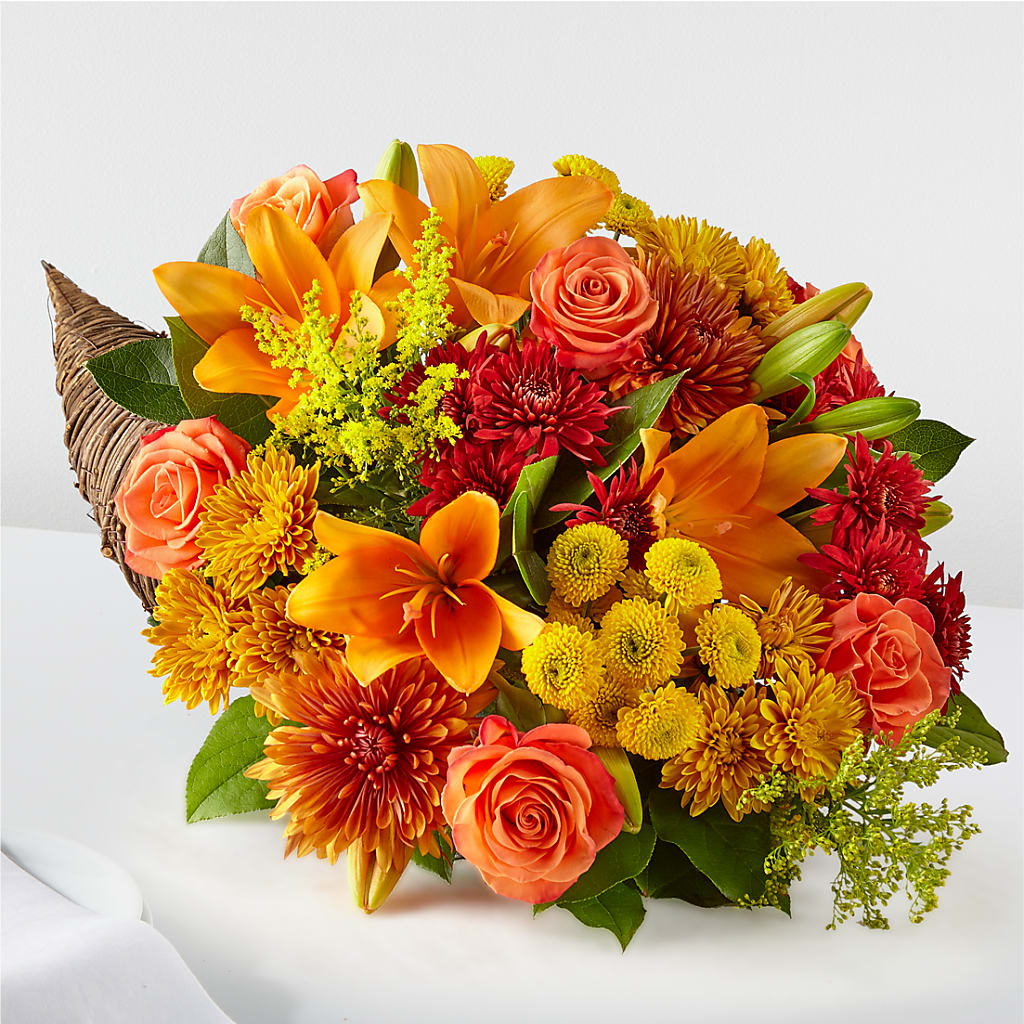 Feast of Color Cornucopia – The Whiting Flower Shop, Whiting IN