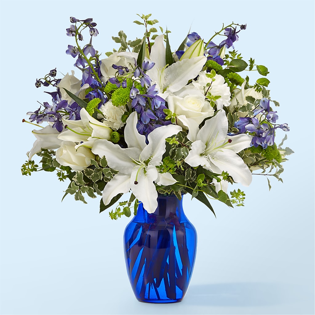 Santorini Bouquet – The Whiting Flower Shop, Whiting IN