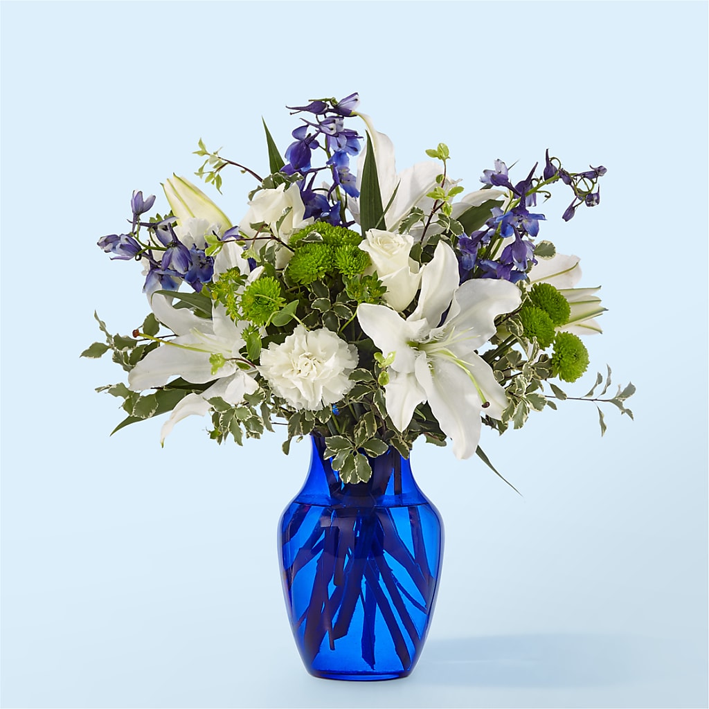 Santorini Bouquet – The Whiting Flower Shop, Whiting IN