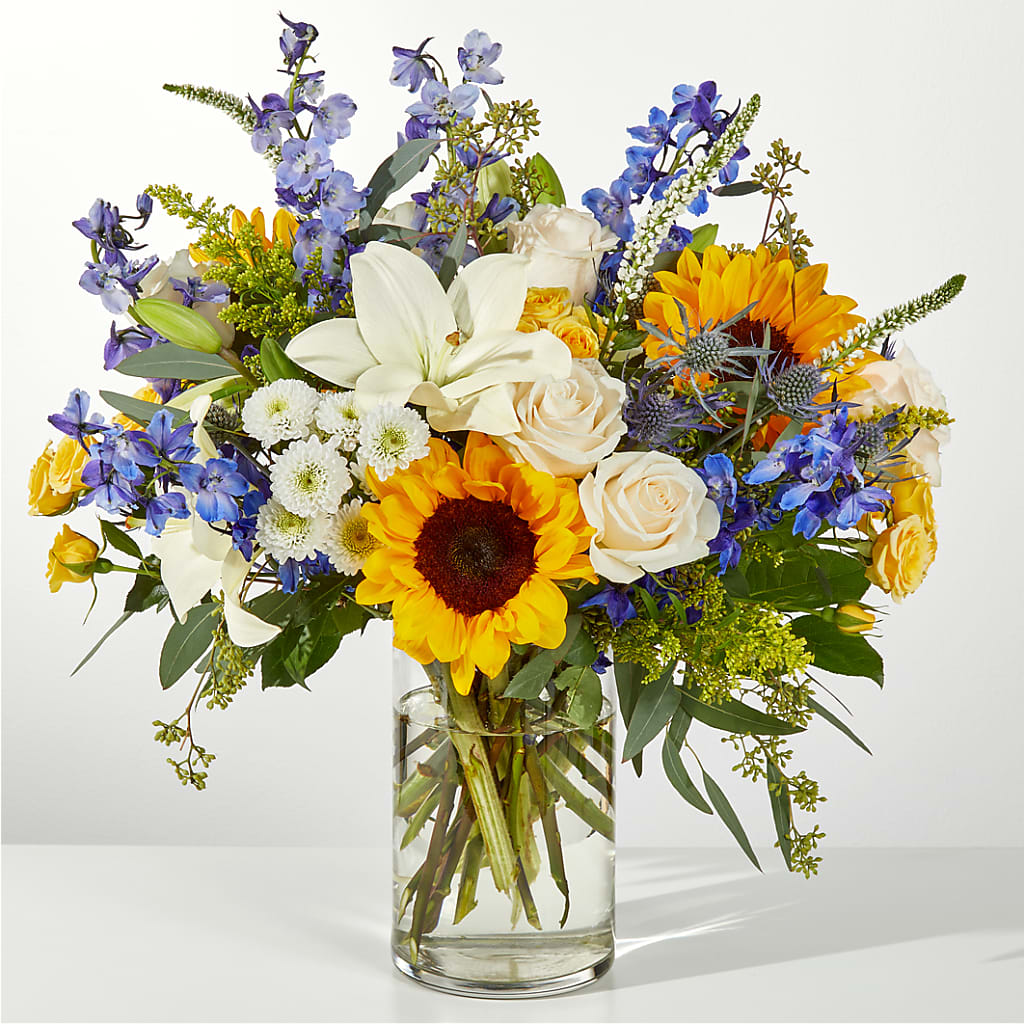 Wonderfully Sunny Bouquet – The Whiting Flower Shop, Whiting IN