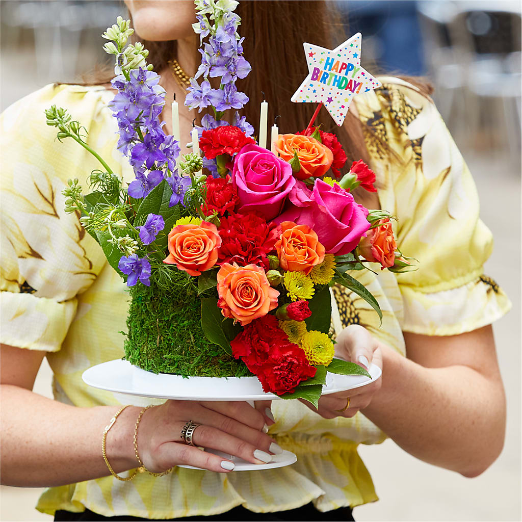 Best Year Yet Floral Cake – The Whiting Flower Shop, Whiting IN