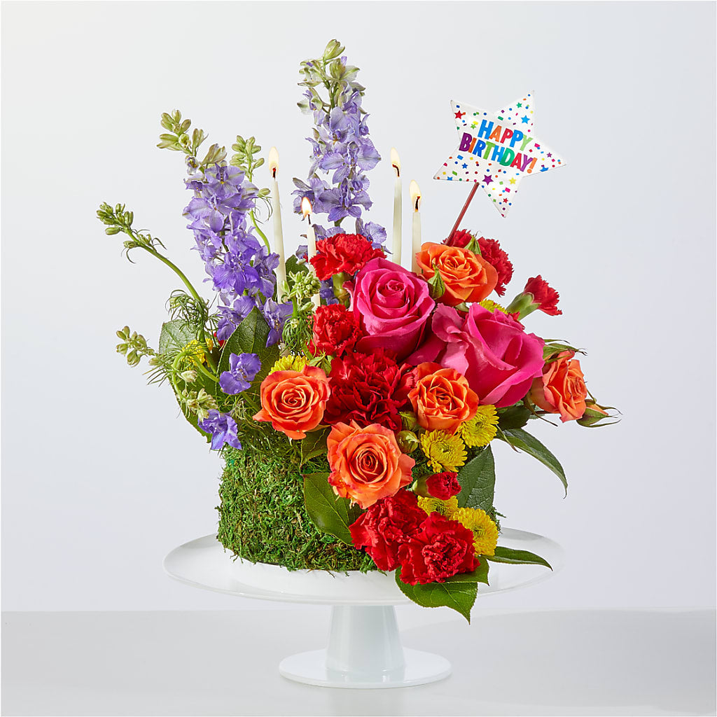 Best Year Yet Floral Cake – The Whiting Flower Shop, Whiting IN