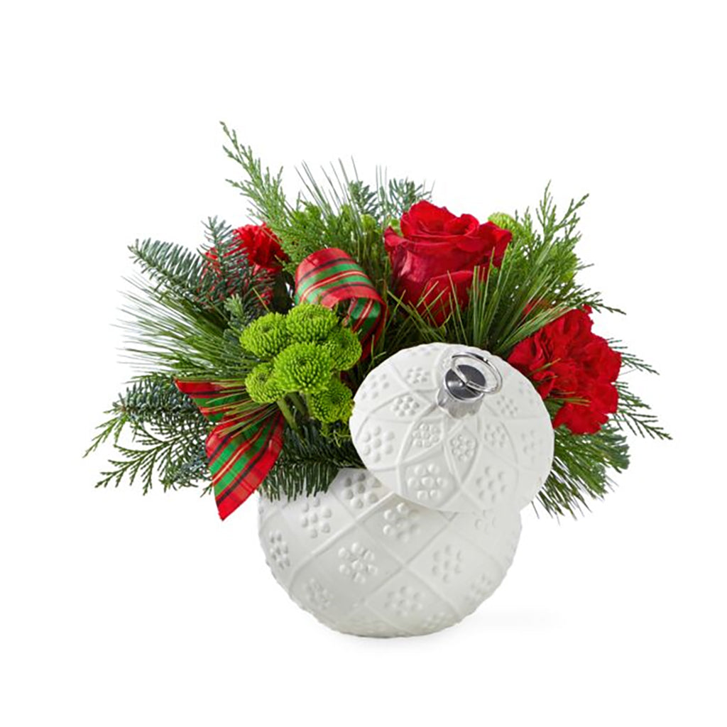 Trimming the Tree Bouquet – The Whiting Flower Shop, Whiting IN