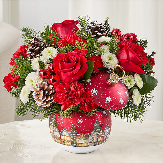 Christmas Carols Ornament –  The Whiting Flower Shop, Whiting IN