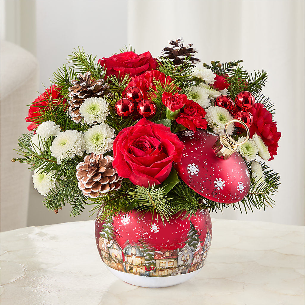 Christmas Carols Ornament –  The Whiting Flower Shop, Whiting IN