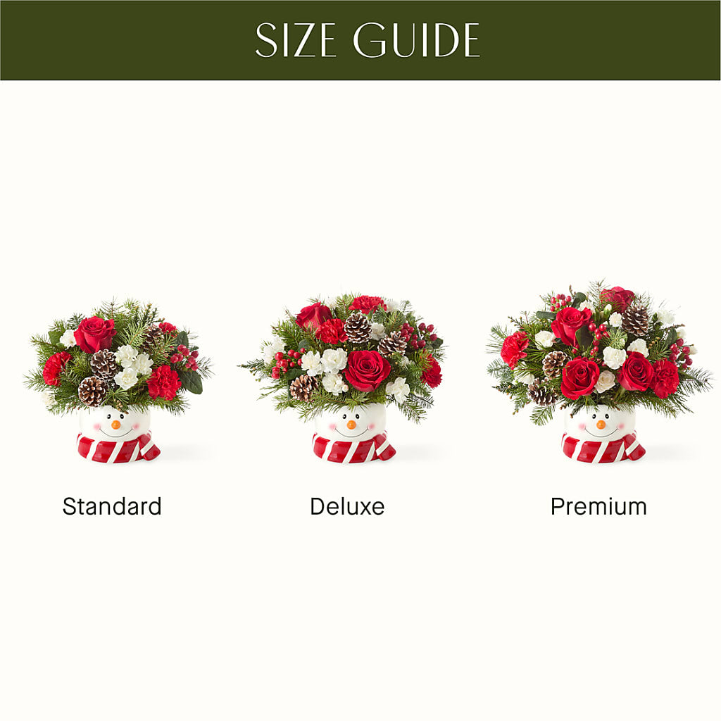 Jolly Snowman Bouquet –  The Whiting Flower Shop, Whiting IN